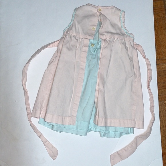 Ralph Lauren Pink and green smocked dress 18 months - Picture 4 of 6